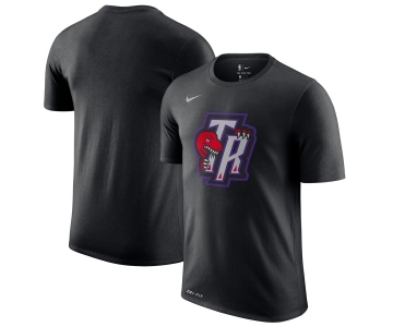 Toronto Raptors Nike Hardwood Classics Performance Logo T-Shirt Black