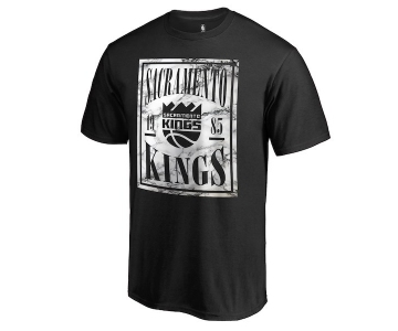 Men's Sacramento Kings Fanatics Branded Black Court Vision T-Shirt