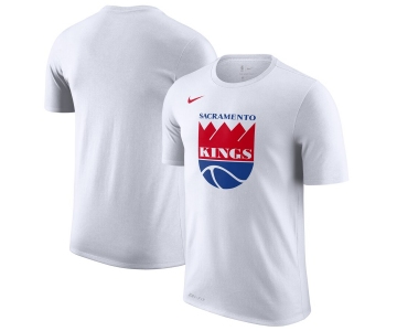 Sacramento Kings Nike Hardwood Classics Performance Logo T-Shirt White