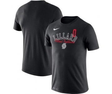Damian Lillard Portland Trail Blazers Nike Player Performance T-Shirt Black