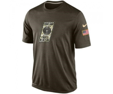 Portland Trail Blazers Salute To Service Nike Dri-FIT T-Shirt