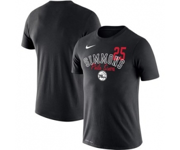 Ben Simmons Philadelphia 76ers Nike Player Performance T-Shirt Black
