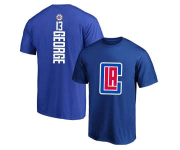 Los Angeles Clippers 13 Paul George Blue T-Shirt