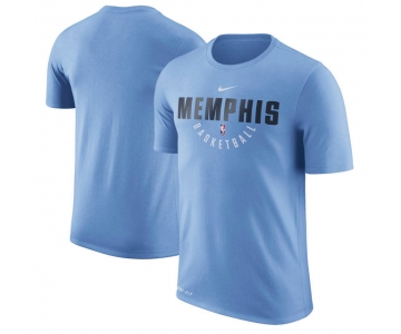 Memphis Grizzlies Blue Practice Performance Nike T-Shirt