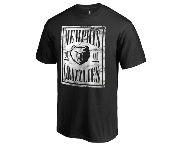 Men's Memphis Grizzlies Fanatics Branded Black Court Vision T-Shirt