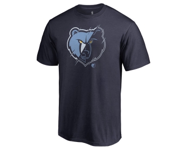 Men's Memphis Grizzlies Fanatics Branded Navy X-Ray T-Shirt