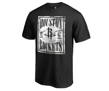 Men's Houston Rockets Fanatics Branded Black Court Vision T-Shirt
