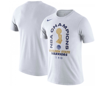 Golden State Warriors Nike 2018 NBA Finals Champions Parade T-Shirt - White