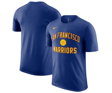 Golden State Warriors Nike Hardwood Classics Performance T-Shirt Royal