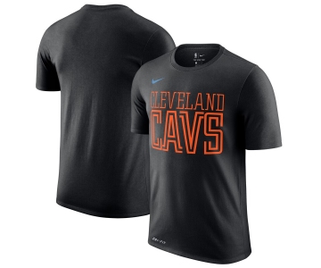 Cleveland Cavaliers Nike Hardwood Classics Performance Logo T-Shirt Black