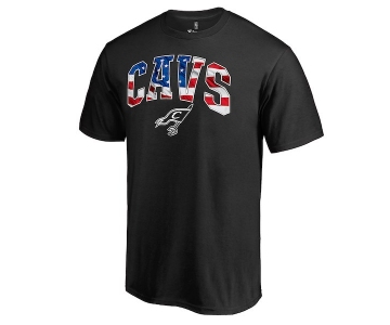 Men's Cleveland Cavaliers Fanatics Branded Black Banner Wave T-Shirt