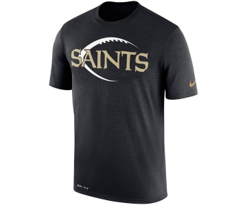 Mens New Orleans Saints Nike Black Legend Icon Performance T-Shirt