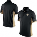 Men's New Orleans Saints Nike Black Team Issue Performance Polo