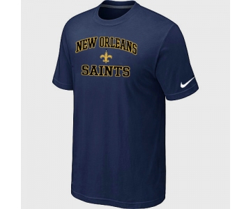 New Orleans Saints Heart & Soul D.Blue T-Shirt