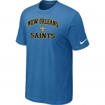 New Orleans Saints Heart & Soul light Blue T-Shirt