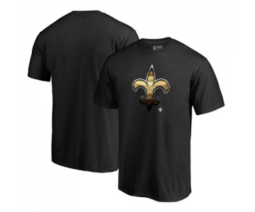 New Orleans Saints NFL Pro Line by Fanatics Branded Midnight Mascot T-Shirt - Black