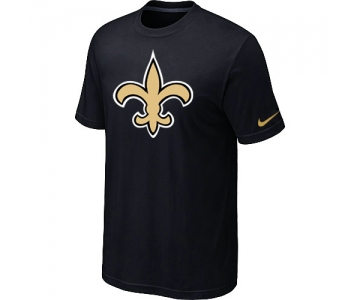 New Orleans Saints Sideline Legend Authentic Logo T-Shirt Black