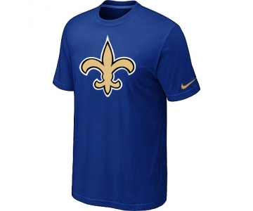 New Orleans Saints Sideline Legend Authentic Logo T-Shirt Blue