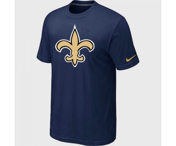 New Orleans Saints Sideline Legend Authentic Logo T-Shirt D.Blue