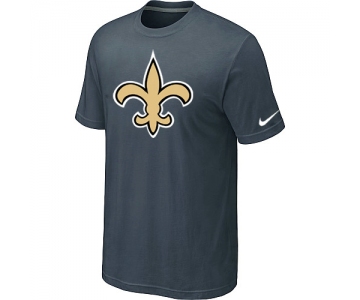 New Orleans Saints Sideline Legend Authentic Logo T-Shirt Grey