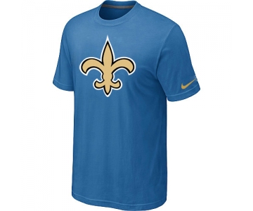 New Orleans Saints Sideline Legend Authentic Logo T-Shirt light Blue