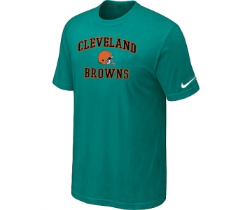 Cleveland Browns Heart & Soul Green T-Shirt