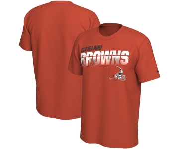 Cleveland Browns Nike Sideline Line of Scrimmage Legend Performance T Shirt Orange