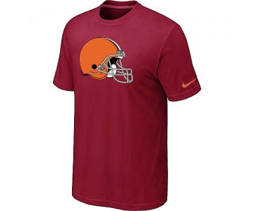 Cleveland Browns Sideline Legend Authentic Logo T-Shirt Red