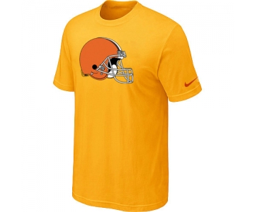 Cleveland Browns Sideline Legend Authentic Logo T-Shirt Yellow