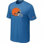 Cleveland Browns Sideline Legend Authentic Logo T-Shirt light Blue