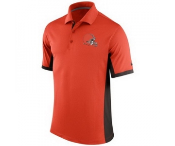 Men's Cleveland Browns Nike Orange Team Issue Polo