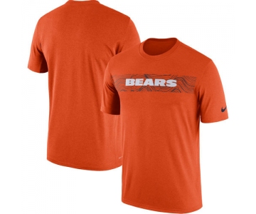 Chicago Bears Nike Orange Sideline Seismic Legend T-Shirt