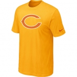 Chicago Bears Sideline Legend Authentic Logo T-Shirt Yellow