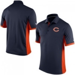 Men's Chicago Bears Nike Navy Team Issue Performance Polo