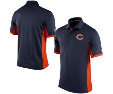 Men's Chicago Bears Nike Navy Team Issue Performance Polo