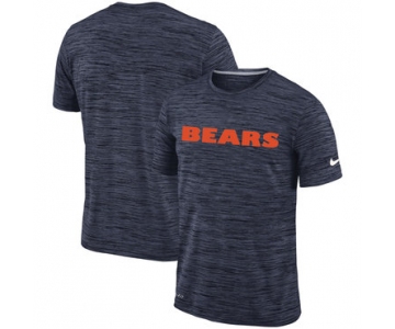 Men's Chicago Bears Nike Navy Velocity Performance T-Shirt