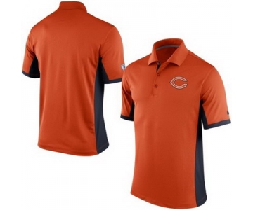 Men's Chicago Bears Nike Orange Team Issue Performance Polo