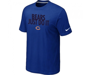 NFL Chicago Bears Just Do It Blue T-Shirt