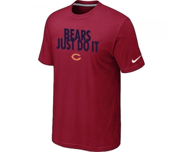 NFL Chicago Bears Just Do It Red T-Shirt