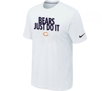 NFL Chicago Bears Just Do It White T-Shirt