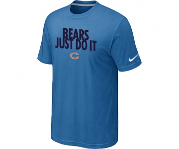 NFL Chicago Bears Just Do It light Blue T-Shirt