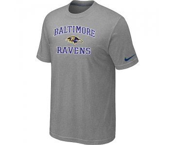 Baltimore Ravens Heart & Soull Light grey T-Shirt