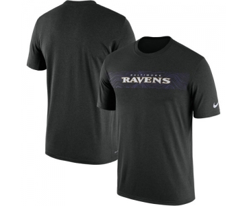 Baltimore Ravens Nike Black Sideline Seismic Legend T-Shirt