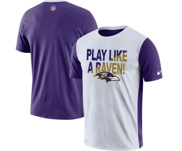 Baltimore Ravens Nike Performance T Shirt White