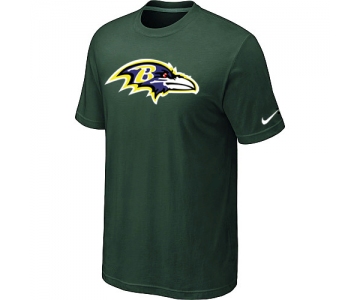 Baltimore Ravens Sideline Legend Authentic Logo T-Shirt D.Green