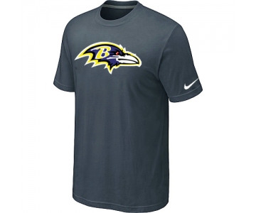 Baltimore Ravens Sideline Legend Authentic Logo T-Shirt Grey