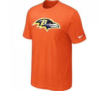 Baltimore Ravens Sideline Legend Authentic Logo T-Shirt Orange