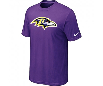 Baltimore Ravens Sideline Legend Authentic Logo T-Shirt Purple