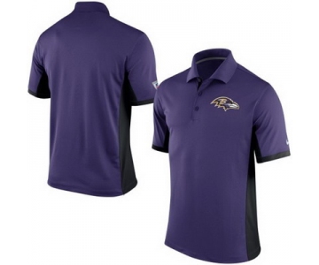 Men's Baltimore Ravens Nike Purple Team Issue Performance Polo