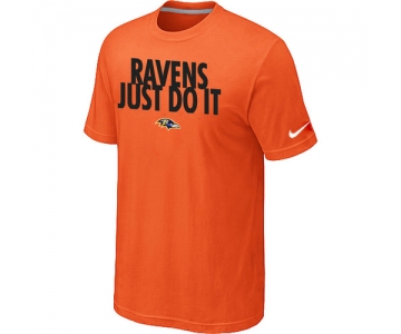 NFL Baltimore Ravens Just Do It Orange T-Shirt